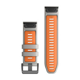 GARMIN λουράκια - QUICKFIT 26 - γκρί/πορτοκαλί