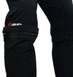 HAVEN μακριά παντελόνια χωρίς τιράντες - ENDEAVOUR II - μαύρο