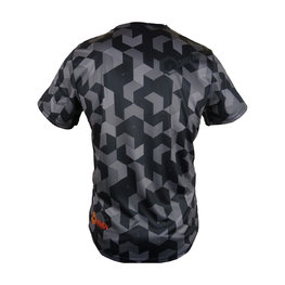 HAVEN κοντομάνικες φανέλα - CUBES NEO SHORT - μαύρο/κόκκινο