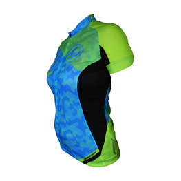 HAVEN κοντομάνικες φανέλα - SINGLETRAIL WOMEN - μπλε/πράσινο