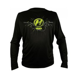 HAVEN θερινές μακρυμάνικες φανέλες - NAVAHO II LONG - μαύρο/πράσινο