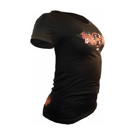 HAVEN κοντομάνικες φανέλα - AMAZON II SHORT - μαύρο/κόκκινο