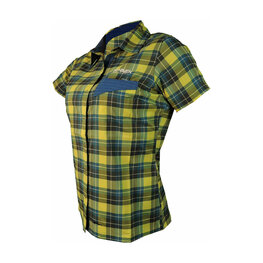 HAVEN πουκάμισα - AGNESS SLIMFIT - μπλε/κίτρινο