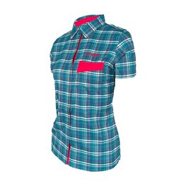 HAVEN πουκάμισα - AGNESS SLIMFIT - ροζ/μπλε