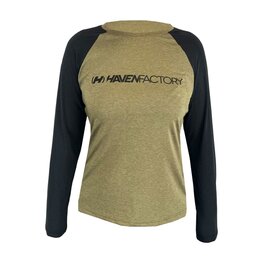 HAVEN θερινές μακρυμάνικες φανέλες - FACTORY TRAIL W - καφέ/μαύρο