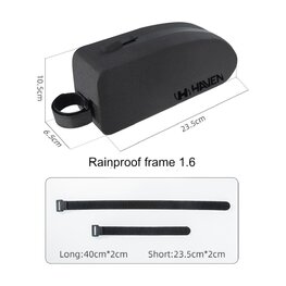 HAVEN τσάνες - RAINPROOF FRAME 1.6 - μαύρο