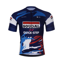 BONAVELO κοντομάνικες φανέλα - SOUDAL-QUICKSTEP 2025 - μπλε/λευκό