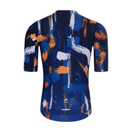 HOLOKOLO κοντομάνικες φανέλα - STROKES - πορτοκαλί/μπλε