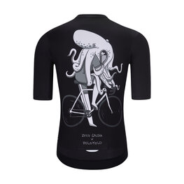 HOLOKOLO κοντομάνικες φανέλα - OCTOPUS - μαύρο/λευκό