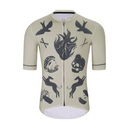 HOLOKOLO κοντομάνικες φανέλα - CRUST - ιβουάρ/μαύρο