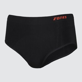 ZONE3 μπόξερ - SEAMLESS SUPPORT BRIEFS - μαύρο