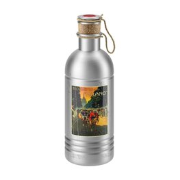 ELITE μπουκάλια νερού - VINTAGE ALU 600 - ασημένιο