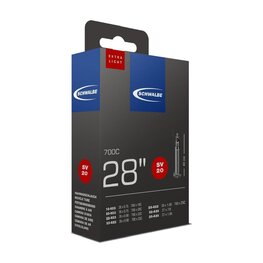 SCHWALBE σαμπρέλες - SV20 700x18/25C FV 40mm - μαύρο