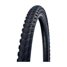 SCHWALBE κάπες - MARATHON 365 20x2.15 (55-406) TWIN SKIN GREEN GUARD - μαύρο