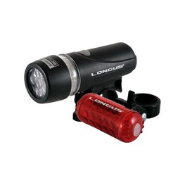 LONGUS σετ φώτων - SET FIVE - μαύρο