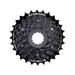 SHIMANO κασέτες - CASSETTE HG200 7 12-28 - μαύρο