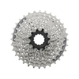 SHIMANO κασέτες - CASSETTE HG201 9 11-34 - ασημένιο