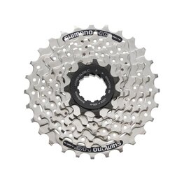 SHIMANO κασέτες - CASSETTE HG41 7 11-28 - ασημένιο/μαύρο