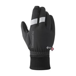 SHIMANO γάντια με μακριά δάχτυλα - WINDSTOPPER PRIMALOFT - μαύρο