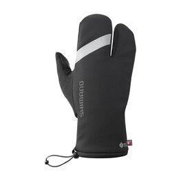 SHIMANO γάντια με μακριά δάχτυλα - WINDSTOPPER PRIMALOFT 2x2 - μαύρο