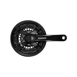 SHIMANO δισκοβραχίονες - TOURNEY TY501 170mm 42/34/24 - μαύρο