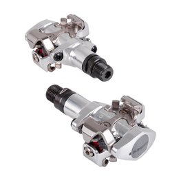 SHIMANO πεντάλ - PEDALS M505 - ασημένιο