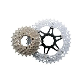 SHIMANO κασέτες - CASSETTE HG81 10 11-32 - ασημένιο