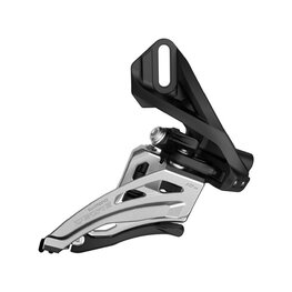 SHIMANO DEORE M4100 SIDE SWING D-TYPE - ασημένιο/μαύρο