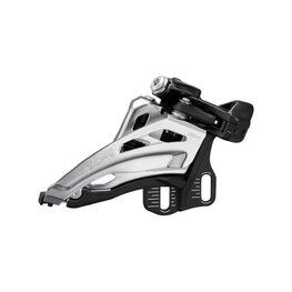 SHIMANO DEORE M4100 SIDE SWING E-TYPE - ασημένιο/μαύρο