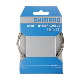 SHIMANO ντίζες ταχυτήτων - CABLE MTB/ROAD 1,2x2100mm - ασημένιο