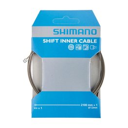 SHIMANO ντίζες ταχυτήτων - CABLE MTB/ROAD 1,2x2100mm - ασημένιο