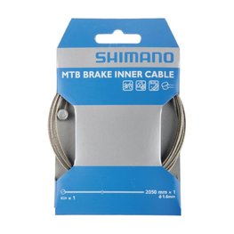 SHIMANO ντίζες φρένων - BRAKE CABLE MTB 1,6x2050mm - ασημένιο