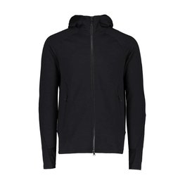 POC φούτερ - MERINO ZIP HOOD - μαύρο