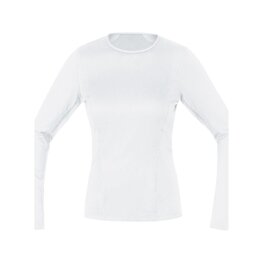 GORE μακρυμάνικα μπλουζάκια - BASE LAYER - λευκό