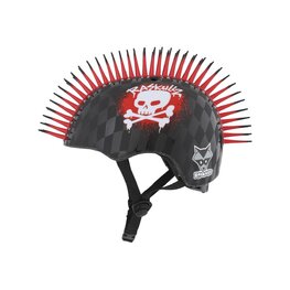 BELL Κράνη - SKULL HAWK - μαύρο/κόκκινο