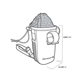 BLACKBURN τσάνες - OUTPOST - μαύρο