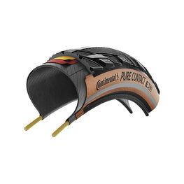 CONTINENTAL PURE CONTACT 28x1.75 - μαύρο/καφέ