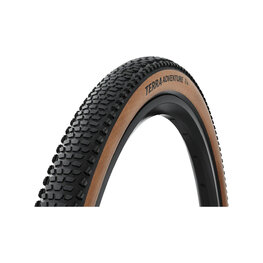CONTINENTAL κάπες - TERRA ADVENTURE TRAIL GRIP 700X55C - μαύρο/καφέ