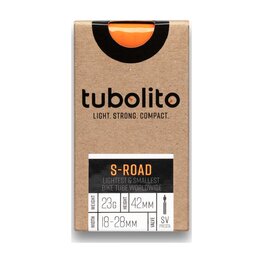 TUBOLITO σαμπρέλες - S-TUBO ROAD 700x18/32C - SV60 - πορτοκαλί