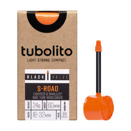 TUBOLITO σαμπρέλες - S-TUBO ROAD 700x18/28C - SV60 - πορτοκαλί