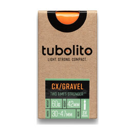 TUBOLITO σαμπρέλες - CX/GRAVEL 700x32/50C - SV60 - πορτοκαλί