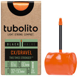 TUBOLITO σαμπρέλες - CX/GRAVEL 700x32/50C - SV60 - πορτοκαλί