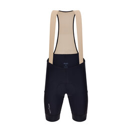 SANTINI κοντά παντελόνια με τιράντες - CARGO - μαύρο