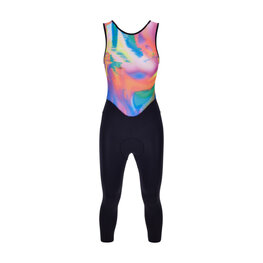 SANTINI μακριά παντελόνια με τιράντες - UNICO - μαύρο