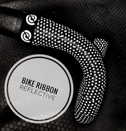 BIKERIBBON ταινίες - REFLECTIVE - μαύρο