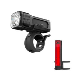 KNOG σετ φώτων - BLINDER PRO 400/20 - μαύρο/κόκκινο