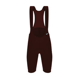 SANTINI κοντά παντελόνια με τιράντες - RTR - καφέ