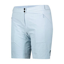 SCOTT κοντά παντελόνια χωρίς ιμάντες - ENDURANCE LS/FIT W/PAD W - γαλάζιο