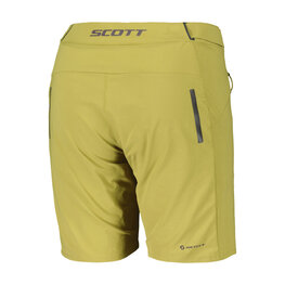 SCOTT κοντά παντελόνια χωρίς ιμάντες - ENDURANCE LS/FIT W/PAD W - ανοιχτό πράσινο