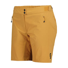 SCOTT κοντά παντελόνια χωρίς ιμάντες - ENDURANCE LS/FIT W/PAD W - μπεζ